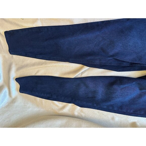 Spanx Skinny Pull On Jeans Womens Medium Dark Blue Legging Jegging Jeans Pants - Picture 6 of 11